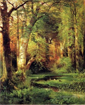 森の風景の風景 トーマス・モラン Oil Paintings